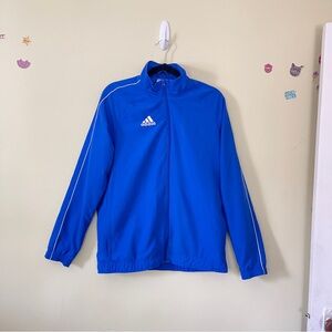 Adidas Kids Blue  Windbreaker Jacket